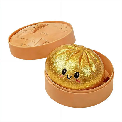 Oversized Rainbow Dumpling Squishies Soft Slow Rebound Sensory Squeeze Toy Relief Anxiety Fidget Stress Ball for ADHD Autism