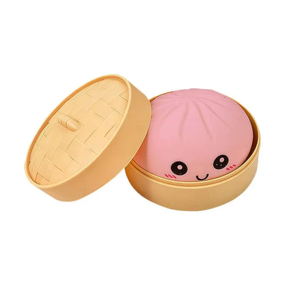 Oversized Rainbow Dumpling Squishies Soft Slow Rebound Sensory Squeeze Toy Relief Anxiety Fidget Stress Ball for ADHD Autism