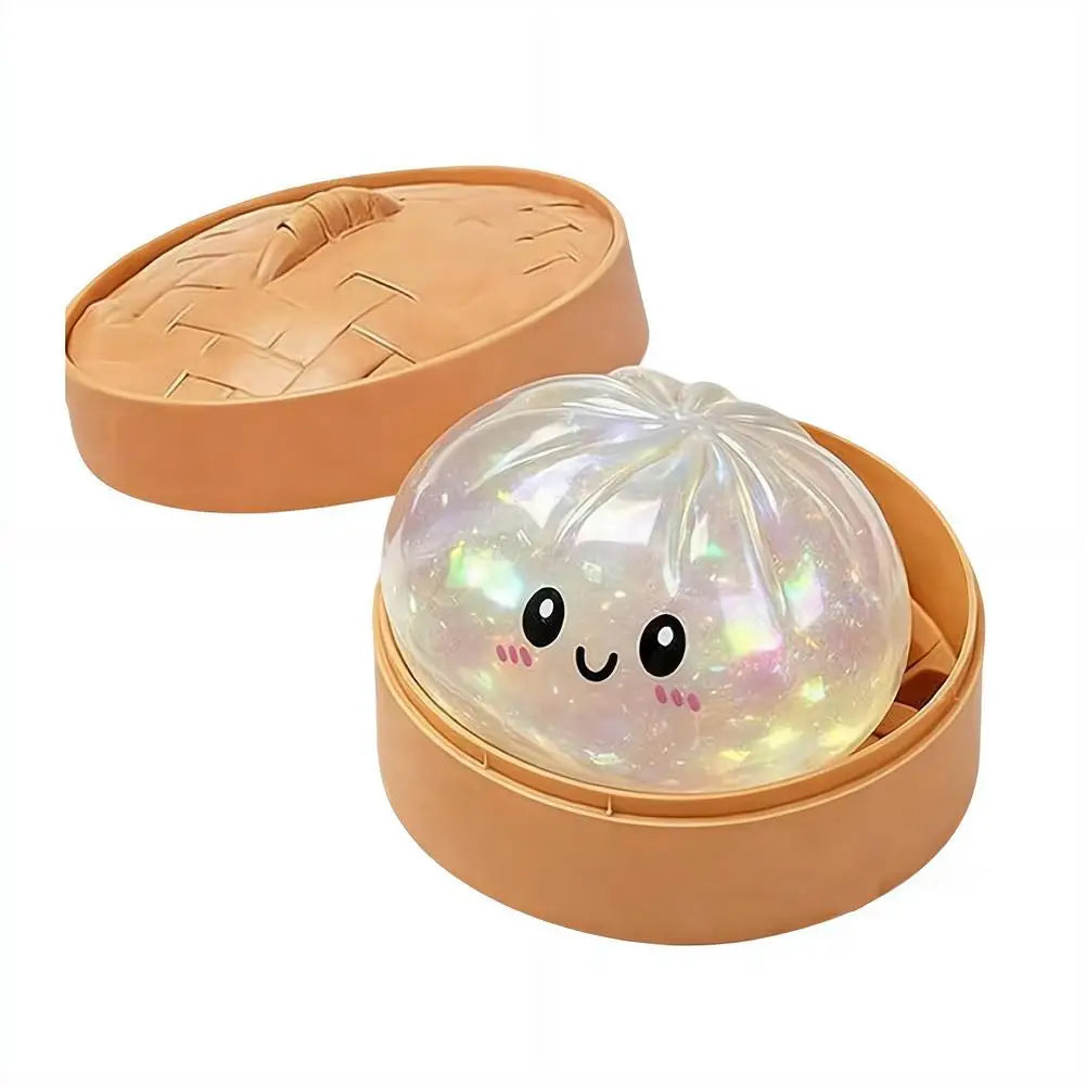 Oversized Rainbow Dumpling Squishies Soft Slow Rebound Sensory Squeeze Toy Relief Anxiety Fidget Stress Ball for ADHD Autism