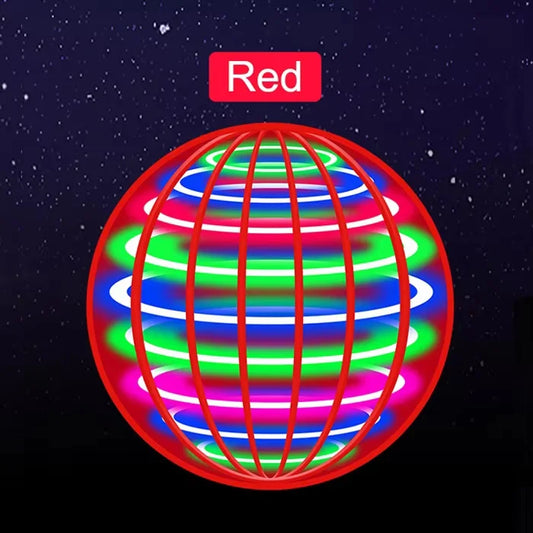 Flying ball, automatic spinning ball, LED dazzling lights, floating magic, fan, UFO flying machine, toy gift, game, sports ball
