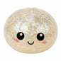 Size3.15*1.97In.2026 New Glitter Dumpling Squishy with Steamer Box, Soft Sensory Fidget Steamed Bun Squeeze Tool for Adult Stress & Anxiety Relief,3.15 Inches in Diameter Cute Office Desk Decor and Relaxing Accessory