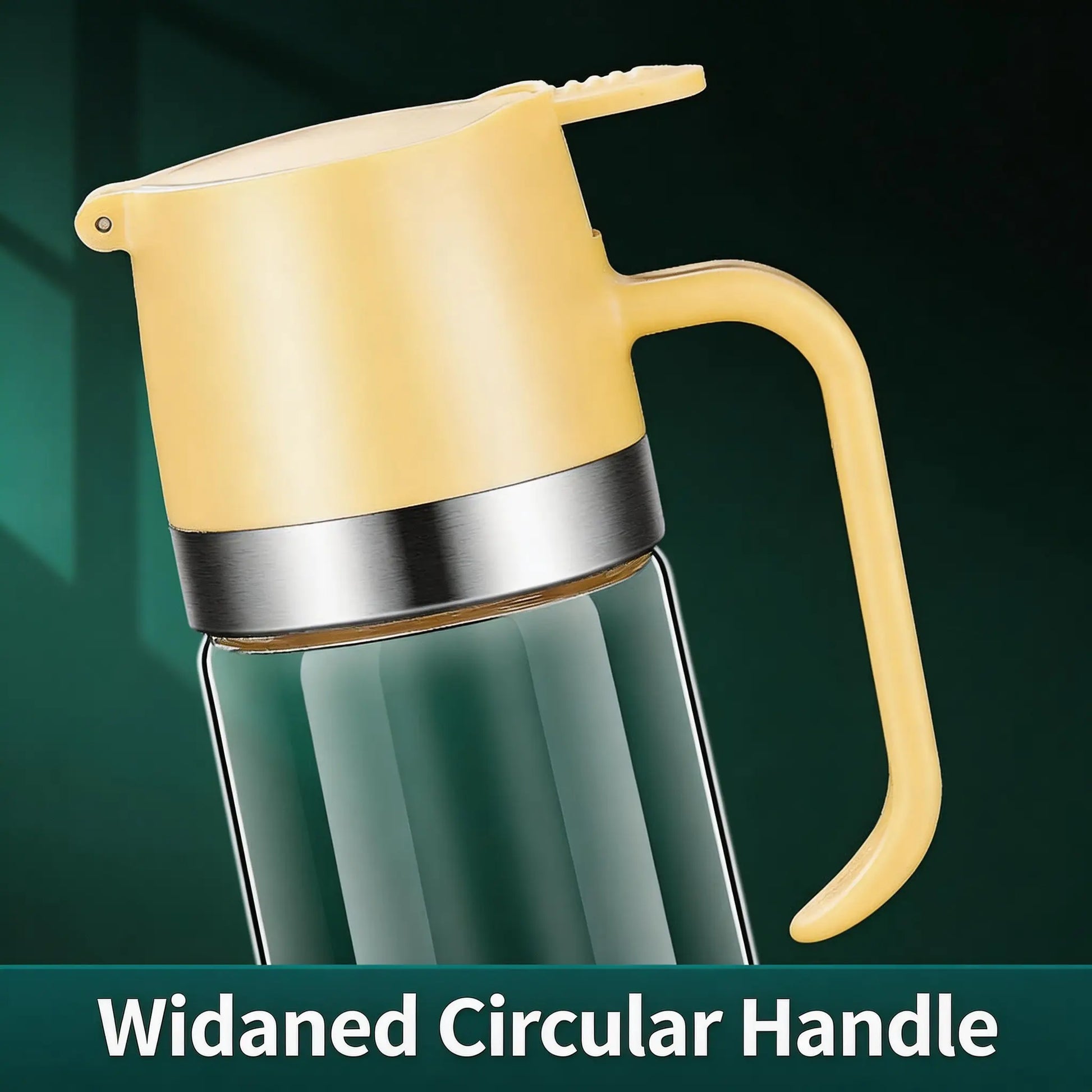 Glass Honey Dispenser. Features a Drip-Proof, Leak-Proof Sealed Design and a Convenient Handle. Simple to Operate; Ideal for Dispensing Maple Syrup, Effectively Locking in Freshness; Easy to Clean.