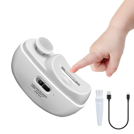 2 in 1 Baby Electric Nail Clipper Automatic with Light 