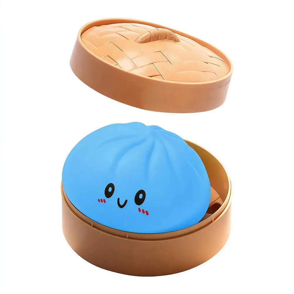 Oversized Rainbow Dumpling Squishies Soft Slow Rebound Sensory Squeeze Toy Relief Anxiety Fidget Stress Ball for ADHD Autism